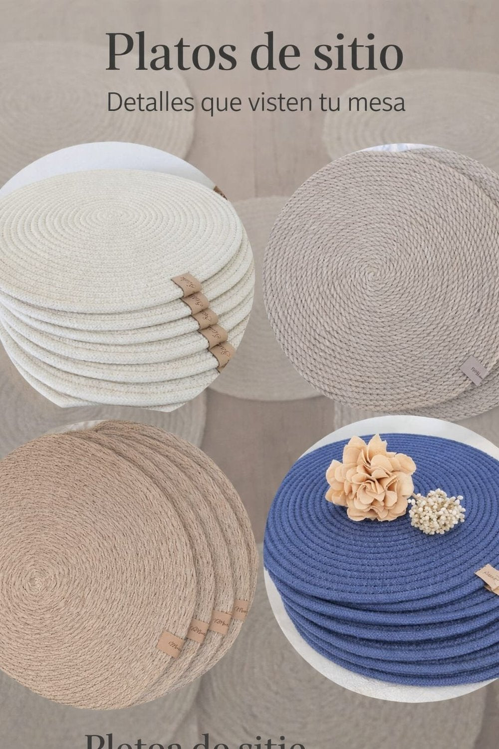 Platos de Sitio Elegantes