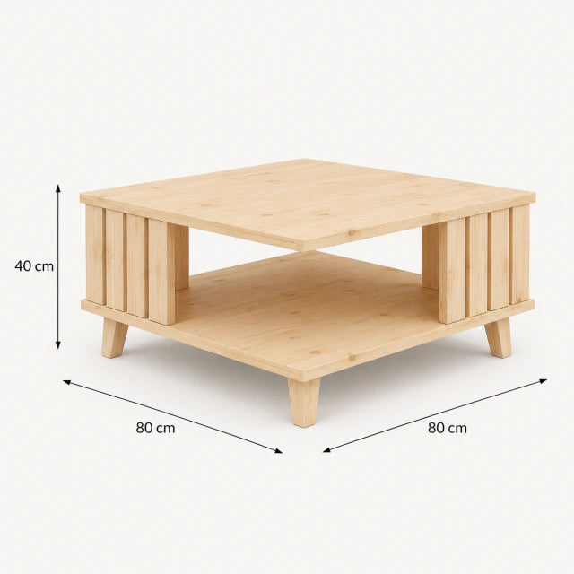 Mesa Ratona Escandinavo 80x80x60