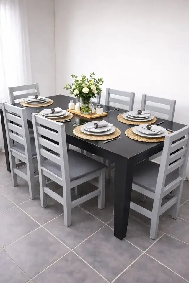 Comedor de Madera para 6 Personas