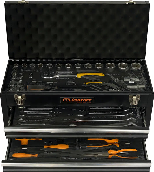 Kit De Herramientas 80 Piezas Caja Metal LUSQTOFF