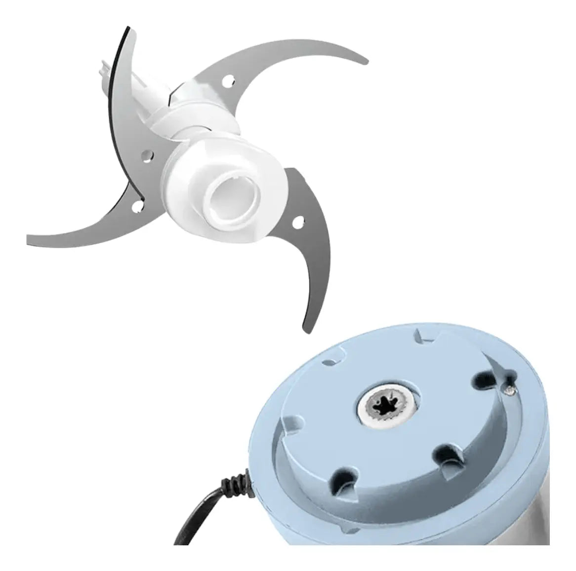 Picadora LUSQTOFF 500W 1200ML Bowl Vidrio