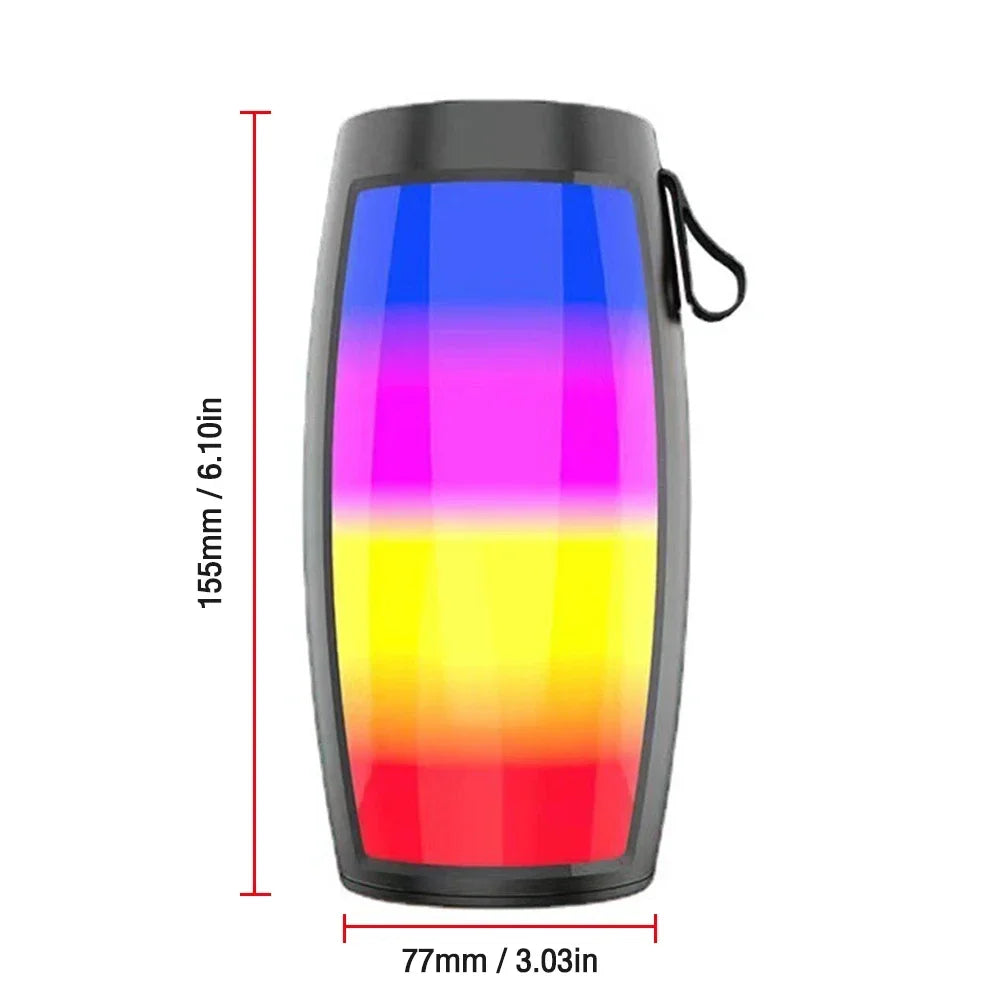 Parlante Bluetooth Portátil Potente - Subwoofer con Luces LED, Sonido Envolvente