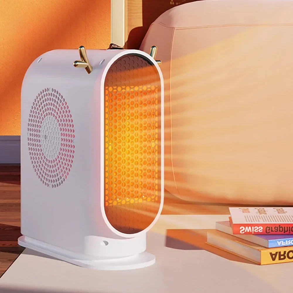 Calefactor Eléctrico Portátil 500W - Cerámico con Temperatura Constante, Bajo Consumo, para Hogar y Oficina