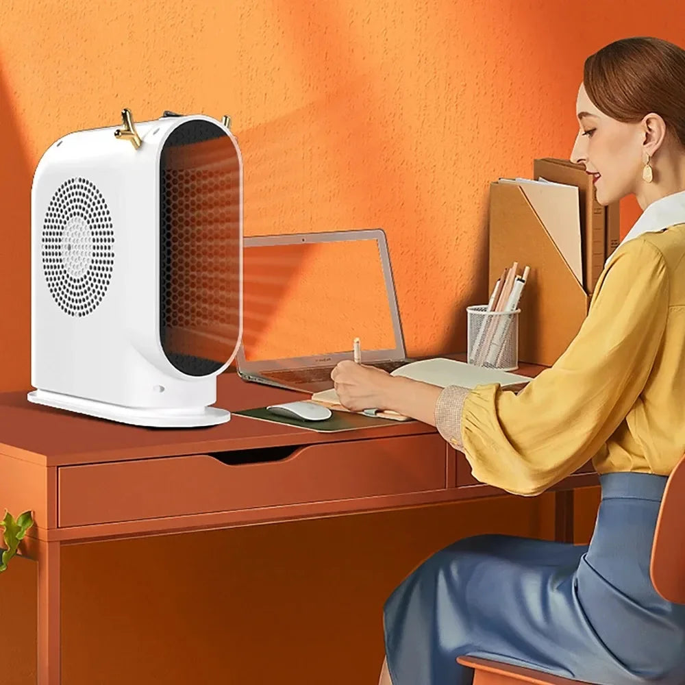 Calefactor Eléctrico Portátil 500W - Cerámico con Temperatura Constante, Bajo Consumo, para Hogar y Oficina