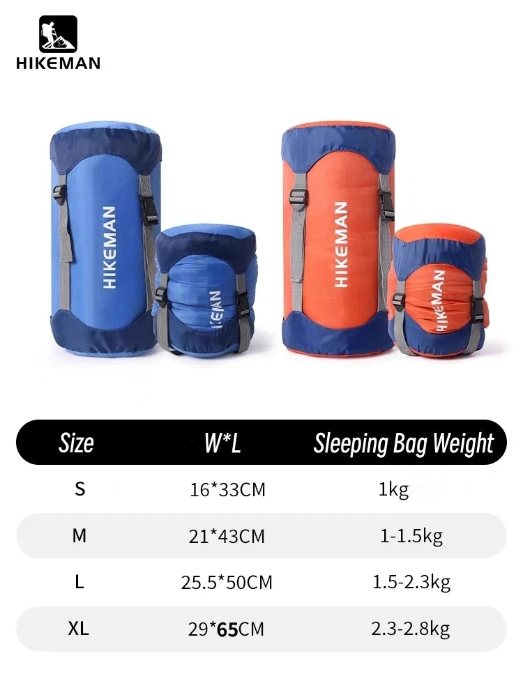 Bolsa de Compresión Impermeable para Camping - Saco Organizador Ultraliviano para Bolsa de Dormir y Equipo