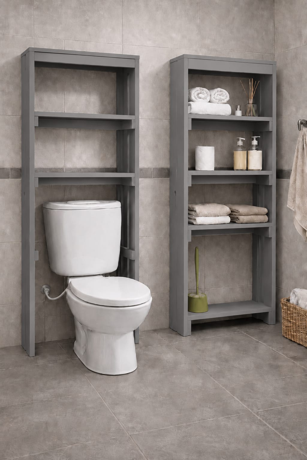 Set De Estantes Para Baño x2