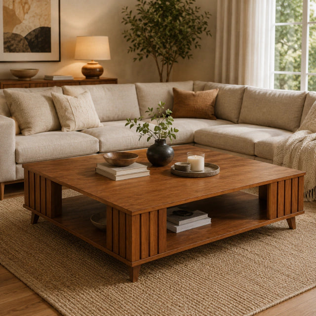 Mesa Ratona Escandinava 120x120x40
