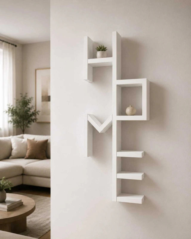 Estante Home de Madera para Pared - Repisa Flotante