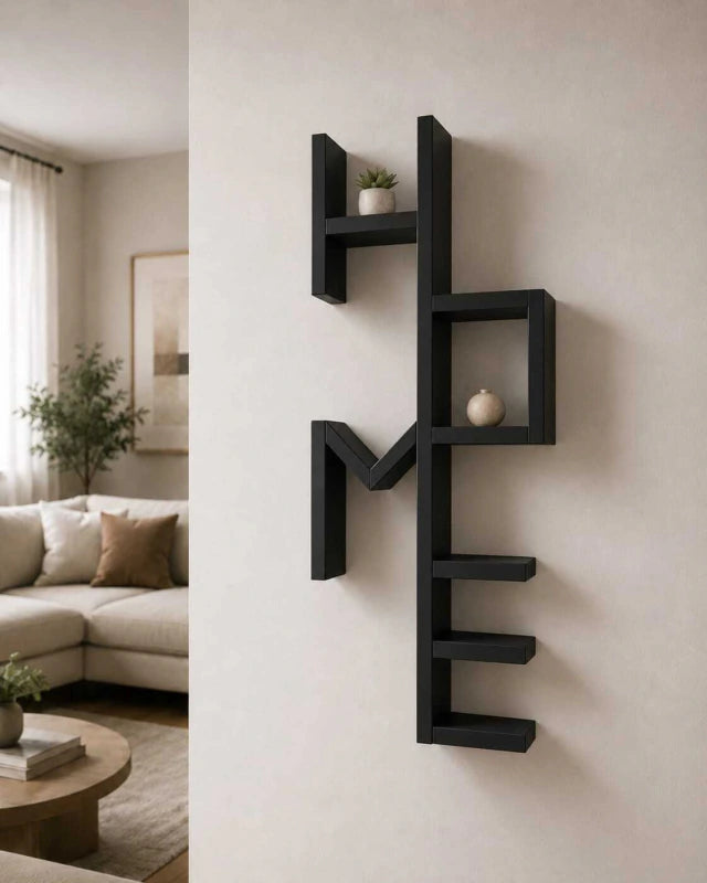 Estante Home de Madera para Pared - Repisa Flotante