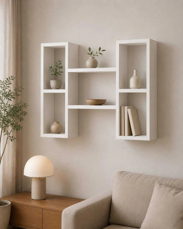 Estante Guayaibí de Madera para Pared - Repisa Flotante