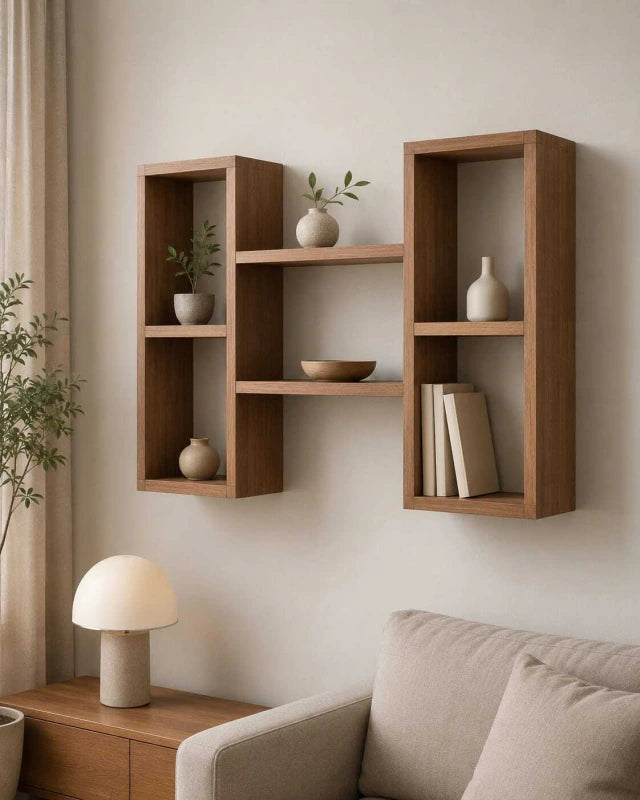 Estante Guayaibí de Madera para Pared - Repisa Flotante