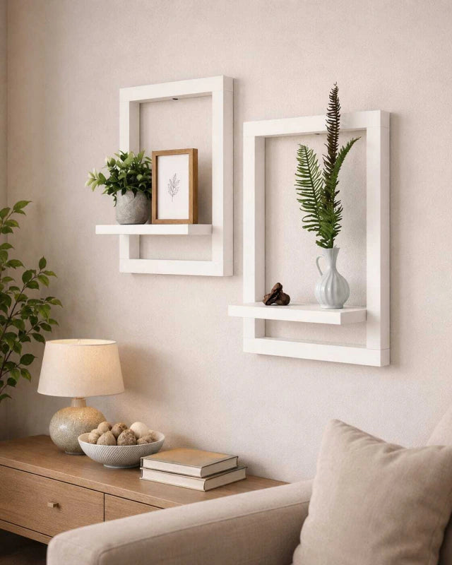 Estante Ibirá Pitá de Madera para Pared - Repisa Flotante