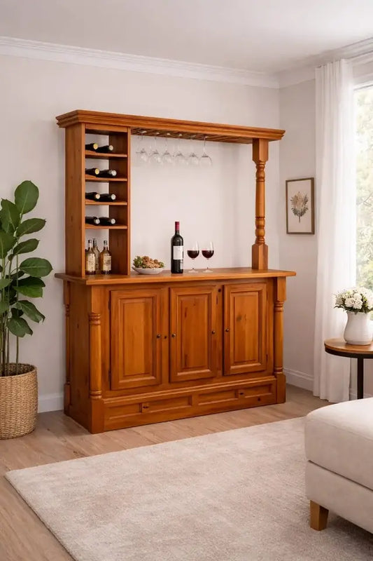 Barra Recta de Madera Premium
