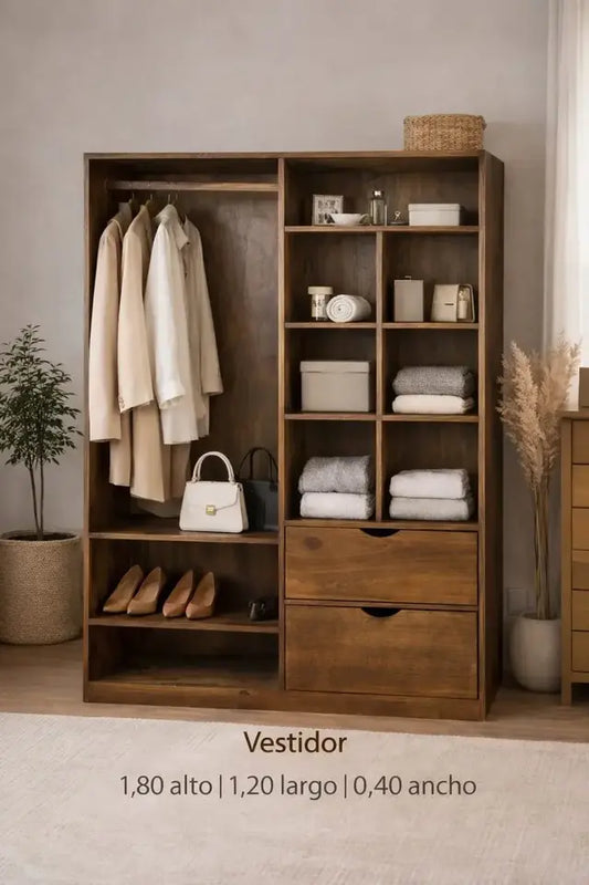Vestidor Elegante de Madera